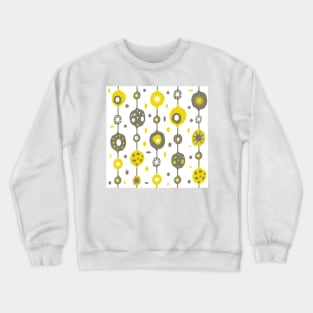 Mid century modern retro abstract pattern Crewneck Sweatshirt